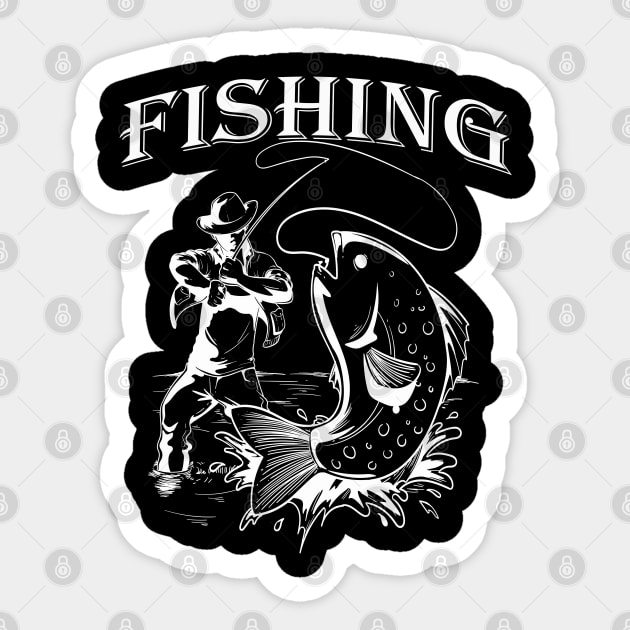 Fishing Is My Live Sticker by JeffDesign